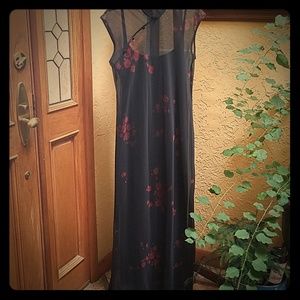 Vintage 80's maxi evening dress